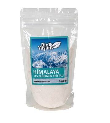 Doğal Himalaya Tuzu Beyaz Ögütülmüş 500 gr