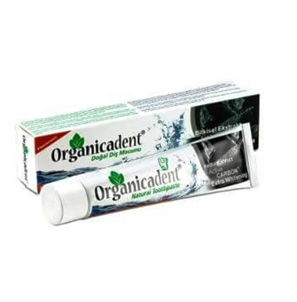 Organicadent - Organicadent Karbonlu Doğal Diş Macunu 75 ml