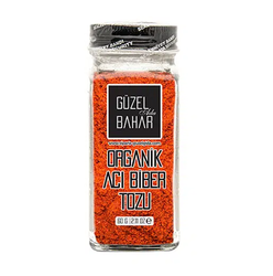 Güzel Gıda - Organik Acı Chili Kırmızı Biber Tozu 60 gr