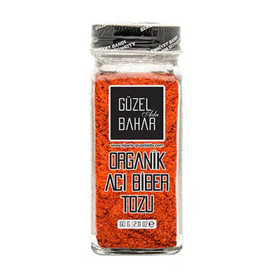 Organik Acı Chili Kırmızı Biber Tozu 60 gr