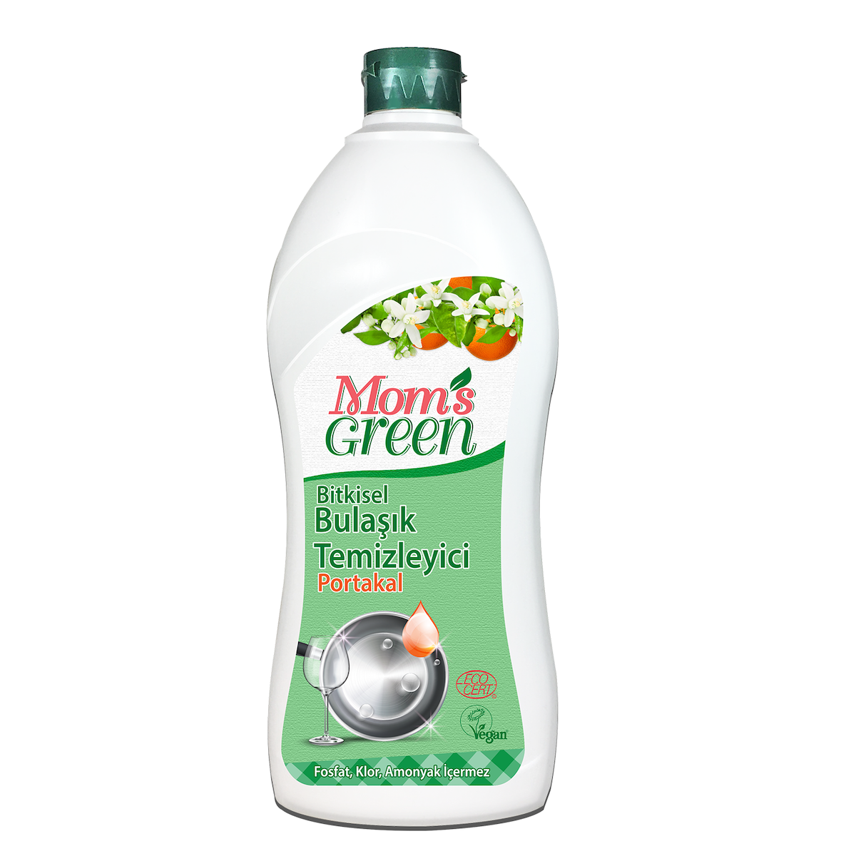 Mom′s Green - Organik Elde Bulaşık Temizleyici Portakallı 750 ml