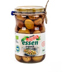Essen Organik - Organik Kırma Yeşil Zeytin Net 400 gr