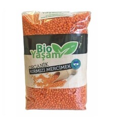 Eko Bio Yaşam - Organik Kırmızı Mercimek 1 kg