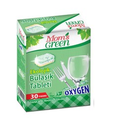 Mom′s Green - Organik Oksijenli Bulaşık Makinası Tableti 30'lu