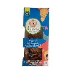 DİABABY - Organik Zeytinyağlı Cevizli Bisküvi 100 gr