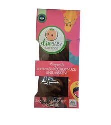 DİABABY - Organik Zeytinyağlı Keçiboynuzu Unlu Bisküvi 100 gr